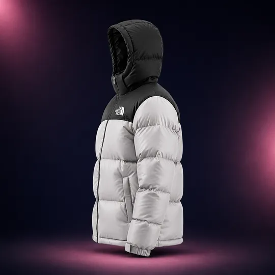 The North Face EREBUS - Down jacket (700 Series) Black and White