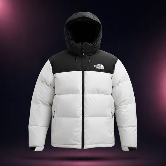 The North Face EREBUS - Down jacket (700 Series) Black and White