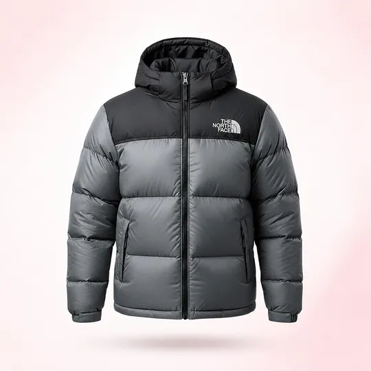 The North Face EREBUS - Down jacket (700 Series) Black and Ash