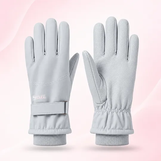 Woman Hand Gloves- Gray