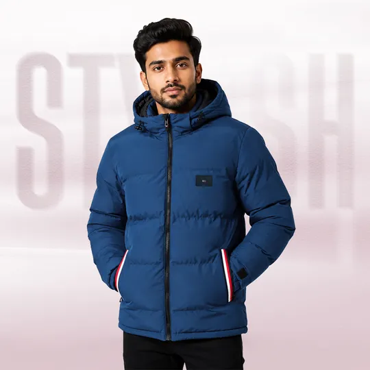 Tommy Hilfiger Sherpa Jacket Navy Blue