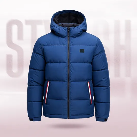 Tommy Hilfiger Sherpa Jacket Navy Blue