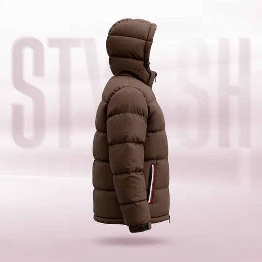 Tommy Hilfiger Sherpa Jacket Coffee 