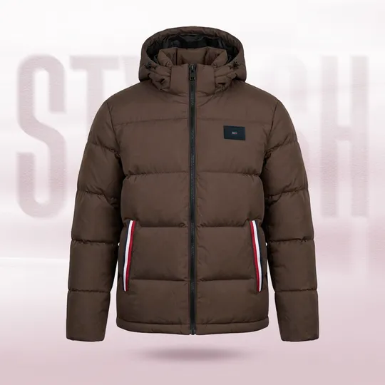 Tommy Hilfiger Sherpa Jacket Coffee 