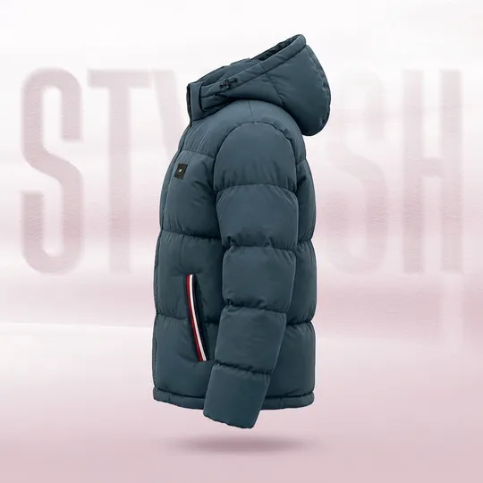 Tommy Hilfiger Sherpa Jacket Dark Teal