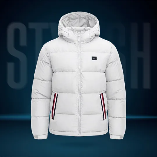 Tommy Hilfiger Sherpa Jacket White