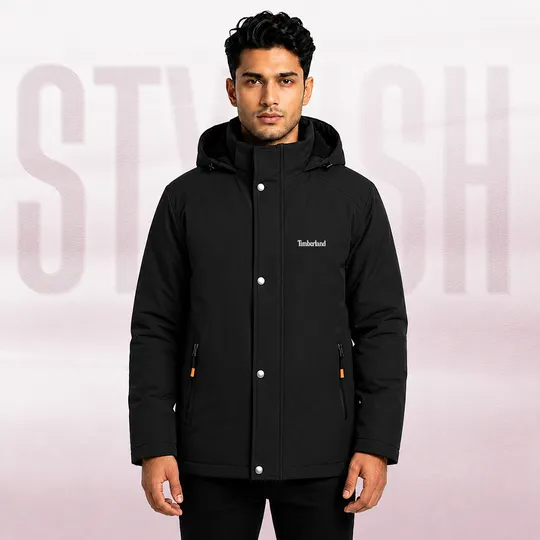 Premium Timberland sherpa Jacket Black