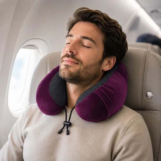 New Memory Foam Pillow Maroon