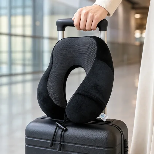 Memory Foam Pillow Black