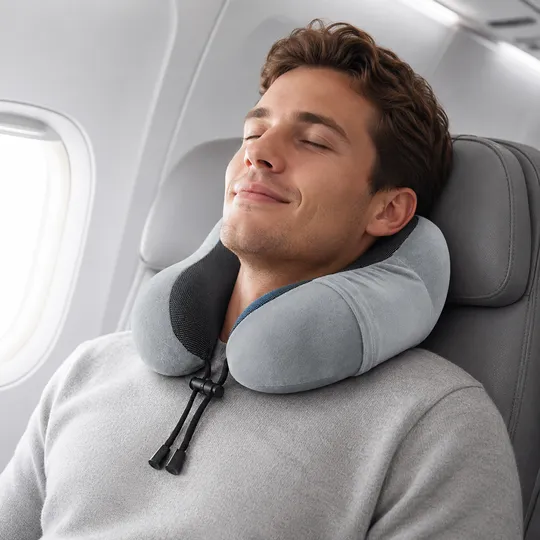 Memory Foam Pillow Light Ash