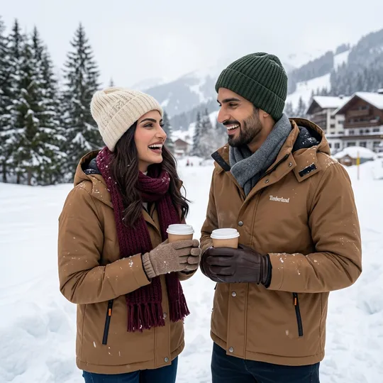 Premium Timberland sherpa Jacket Brown
