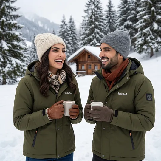 Premium Timberland sherpa Jacket Green