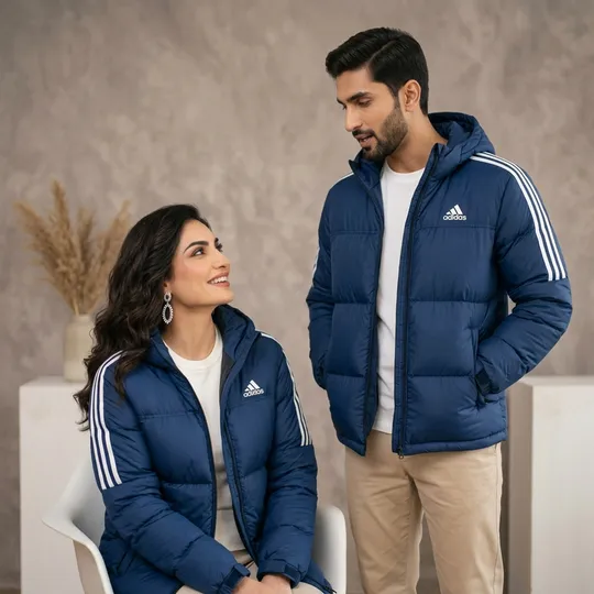 Adidas Premium Unisex Sherpa Jacket Blue