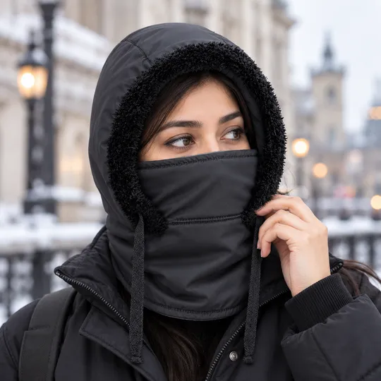 Winter Face Mask-Black