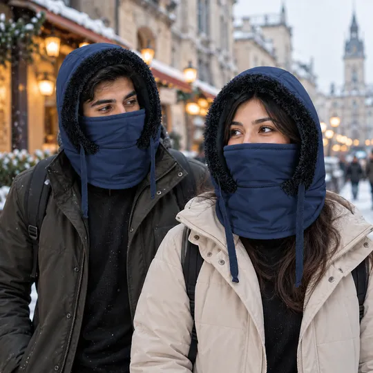 Winter Face Mask-Blue