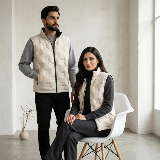 The North Face EREBUS -1996 Nuptse Down Vest Off White