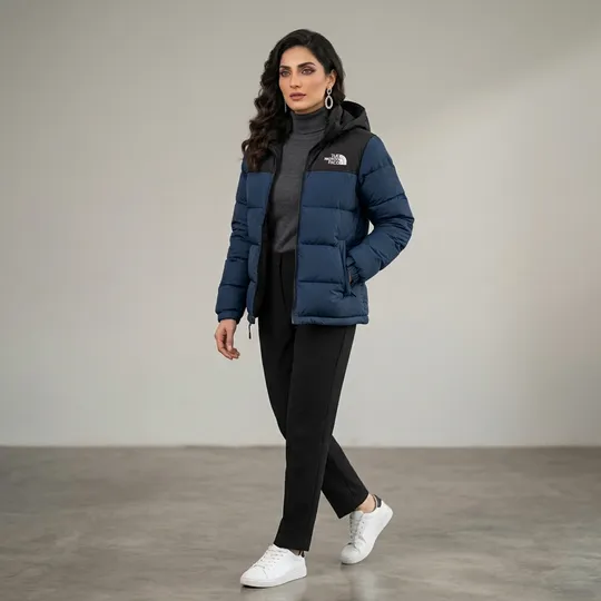 The North Face EREBUS - Down Unisex jacket (700 Series) Black and Navy Blue