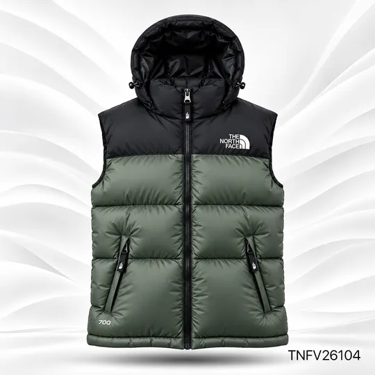 The North Face EREBUS -1996 Nuptse Down Vest Black&Olive