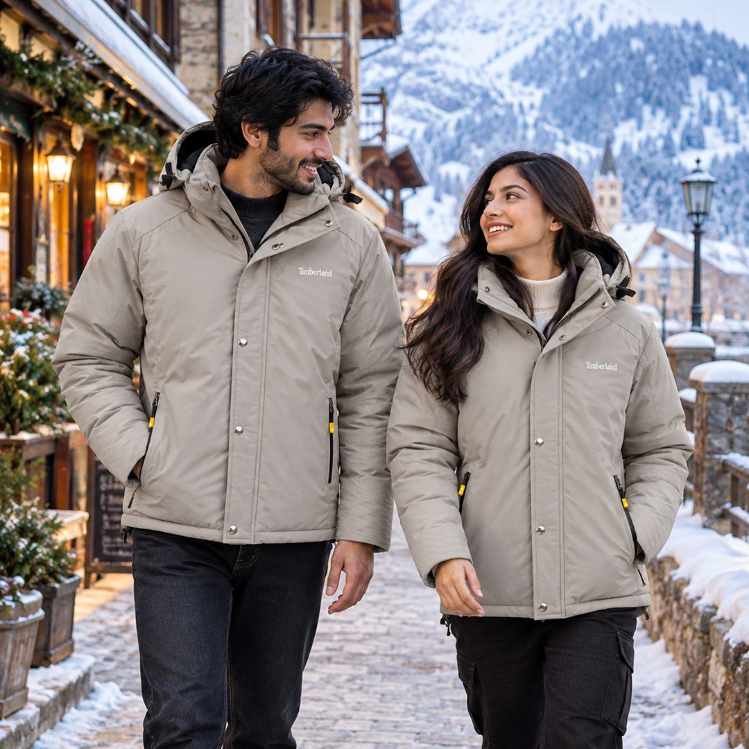 Premium Timberland sherpa Unisex Jacket Beige