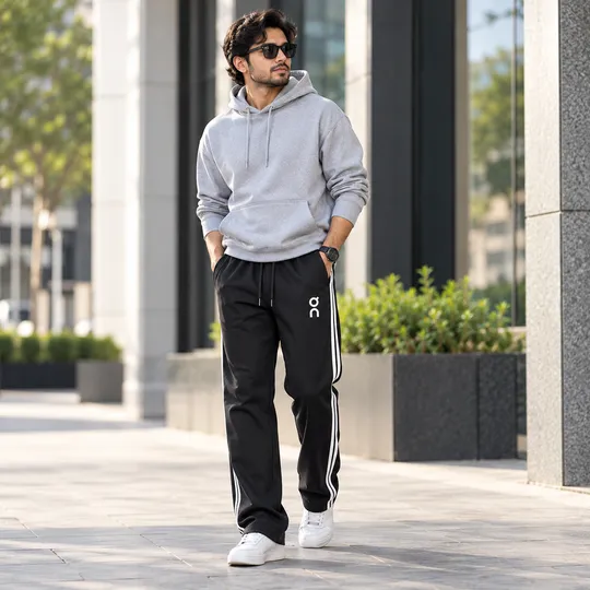 On Cloud Premium Baggy Trouser Black