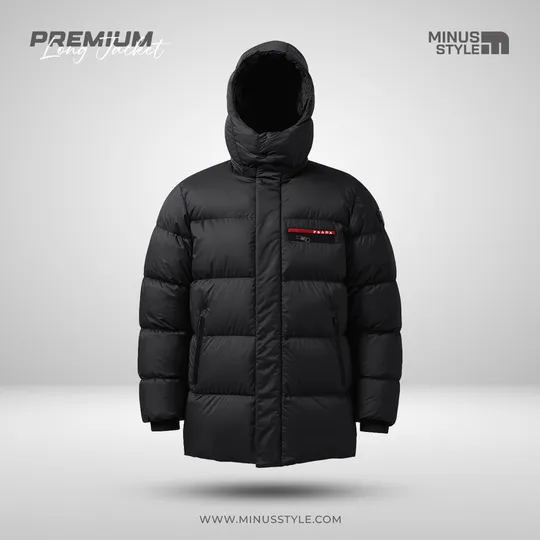 Prada Long Jacket-Black