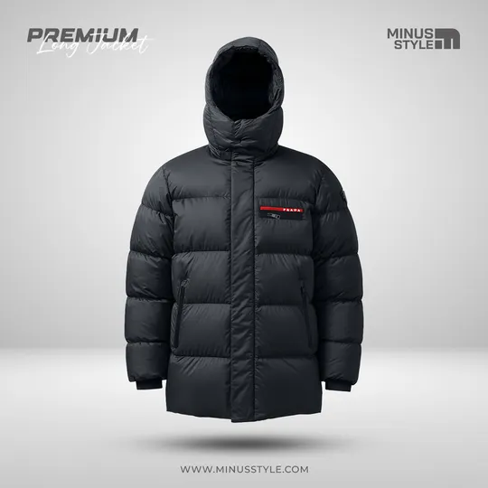 Prada Long Jacket-Anther Gray