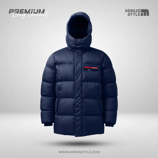 Prada Long Jacket-Blue