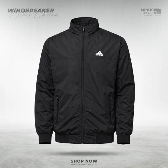 Mash Adidas Hooded Windbreaker-Black