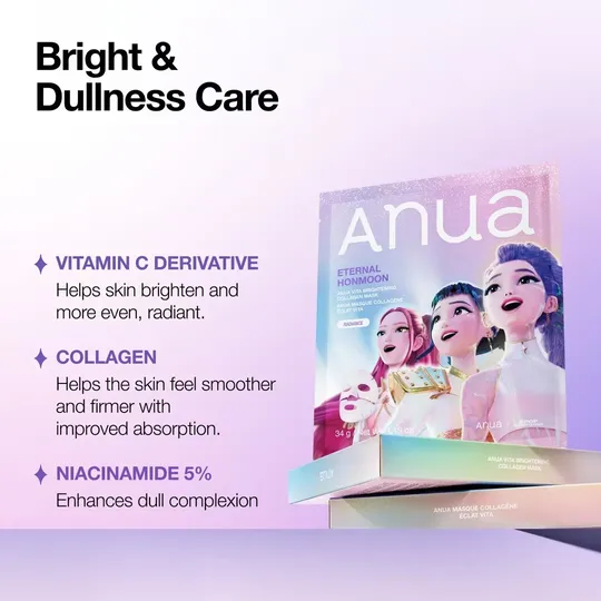 Anua Kpop Demon Hunters Vita Brightening Collagen Mask (34g)
