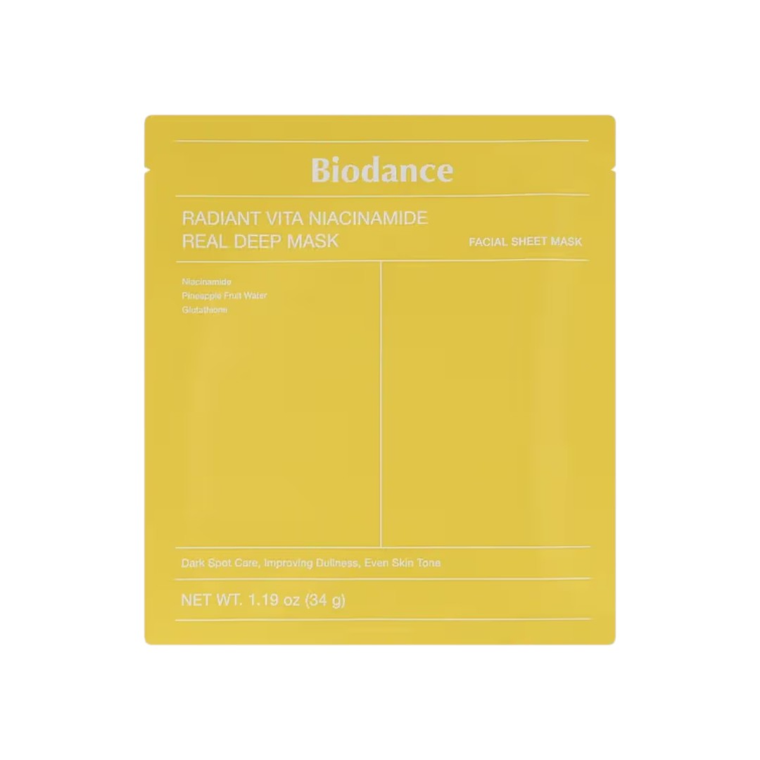 Biodance Radiant Vita Niacinamide Real Deep Mask – 1pc