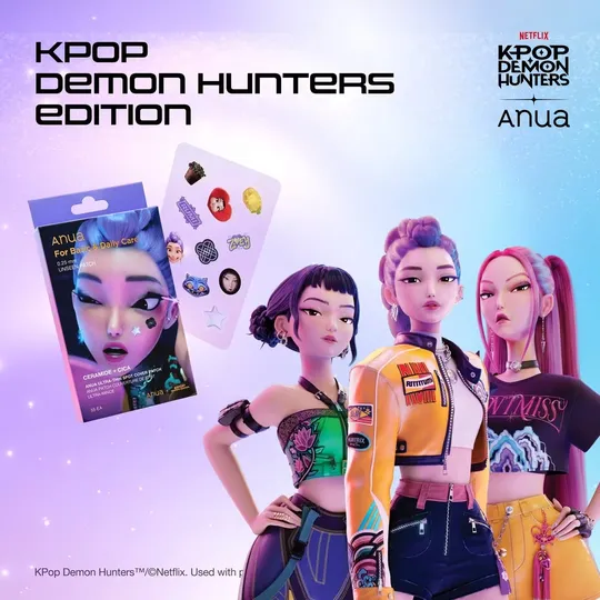 Anua - Ultra-Thin Spot Cover Patch Case Set Kpop Demon Hunters Collaboration (55ea)