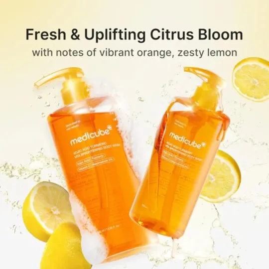 MEDICUBE Kojic Acid Turmeric Brightening Body Wash (400ml)