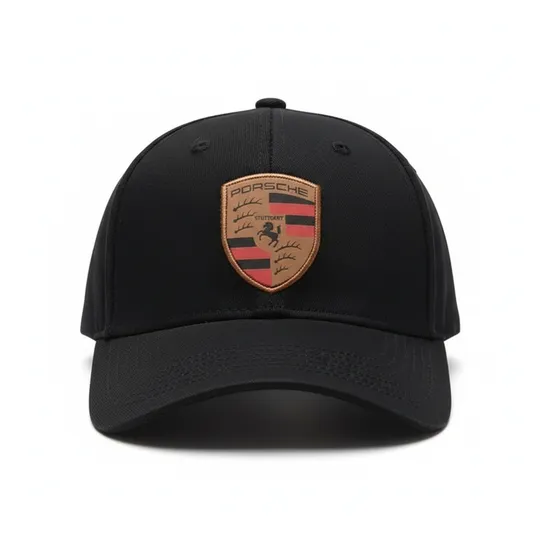 Porsche Crest Cap Black