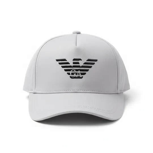 Emporio Armani Logo Baseball Cap Ash