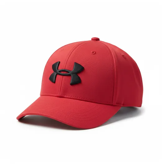 Under Armour Blitzing Cap Red with Black Logo