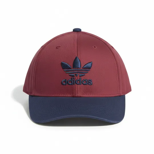 Adidas Originals Precurve Snapback Cap Maroon and Navy