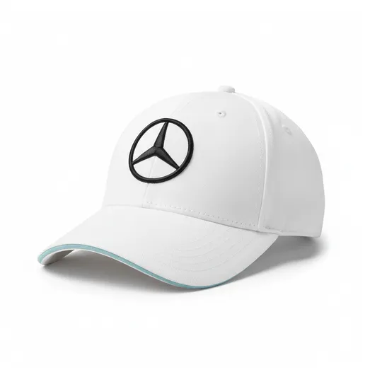 Mercedes AMG Petronas Formula One Cap White With Black Logo