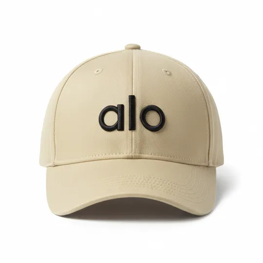 Alo Yoga Off-Duty Cap Beige with Black