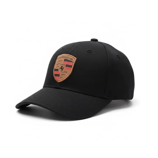 Porsche Crest Cap Black