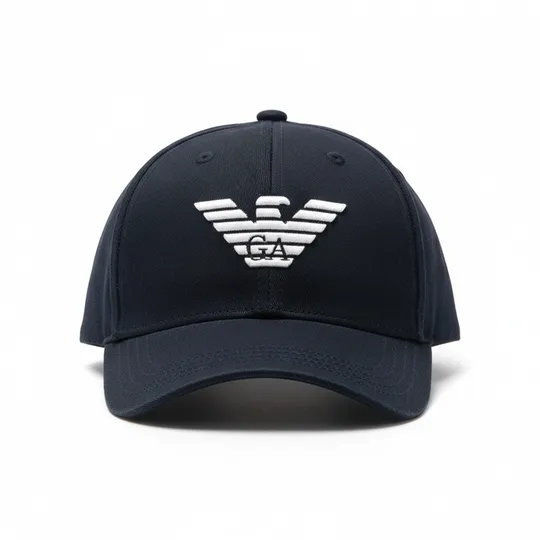 Emporio Armani Logo Baseball Cap Navy