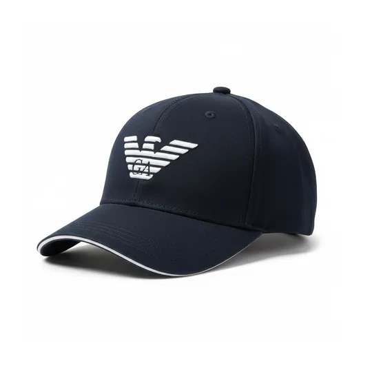 Emporio Armani Logo Baseball Cap Navy