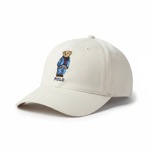 Polo Ralph Lauren Polo Bear Twill Ball Cap White