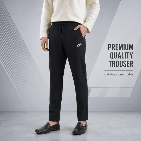 Casual Wear Premium Trouser Black