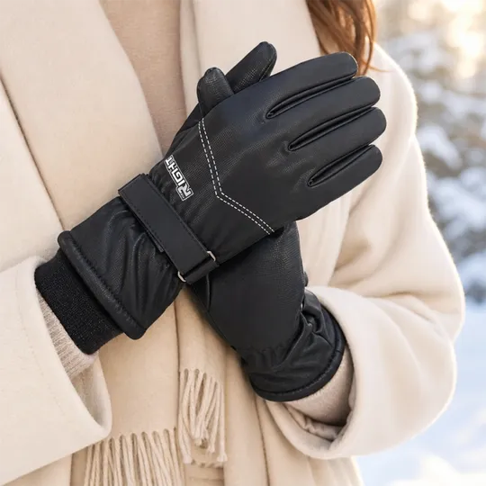 Woman Hand Gloves- Black