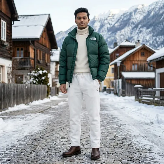 Premium Winter Trousers Color -White