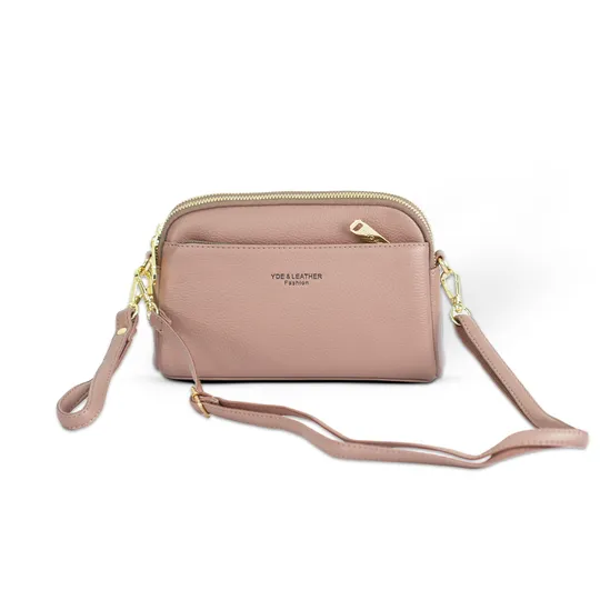 YDE Classic leather Crossbody & Wristlet Bag