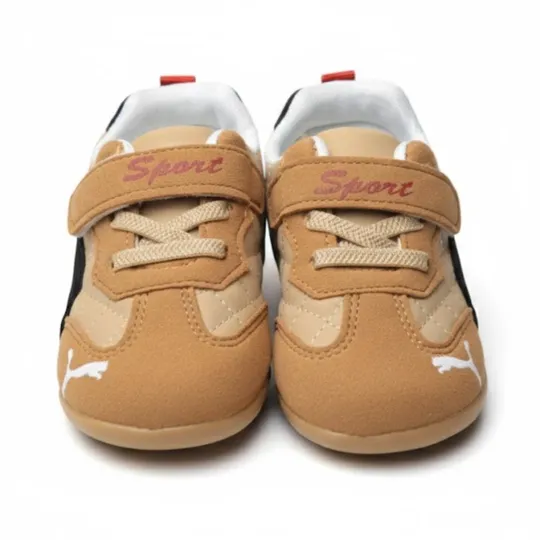 Sunny Steps Tan Sneakers for Kids