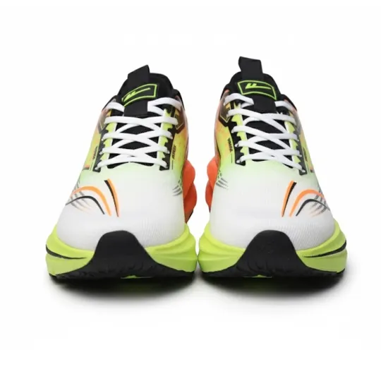 Warrior White & Fluorescent Sneakers