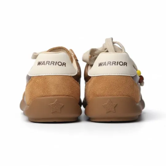 Warrior Tan & Brown Sneakers for Girls