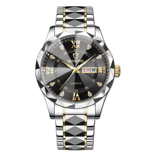 Royal Black Couple Watch Set